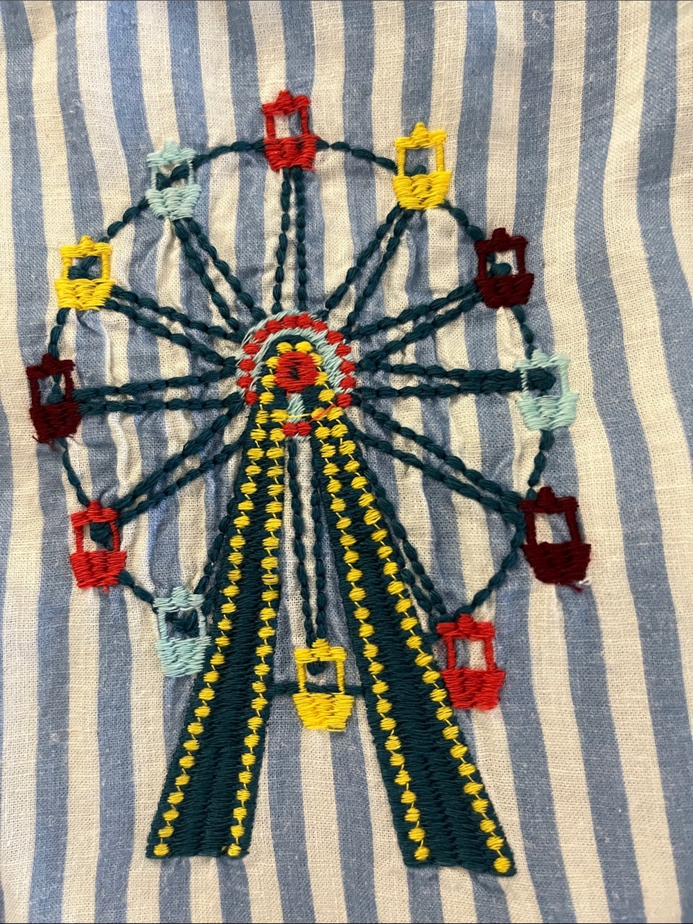 Anthropologie Celandine Embroidered Button Down Shirt - Picture 6 of 12